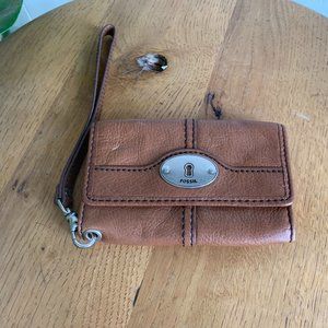 Fossil Leather Wallet/Wristlet